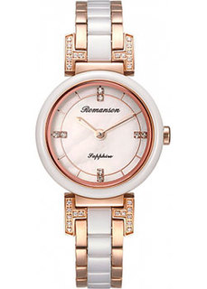 женские часы Romanson RM8A10QLR(WH). Коллекция Giselle