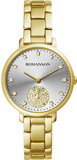 женские часы Romanson RM9A14LLG(WH). Коллекция Giselle