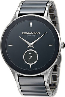 мужские часы Romanson TM4236CMW(BK). Коллекция Adel