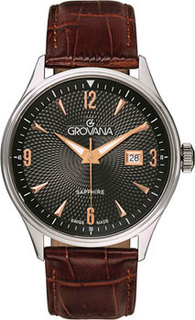 Швейцарские наручные мужские часы Grovana 1191.1527. Коллекция Traditional