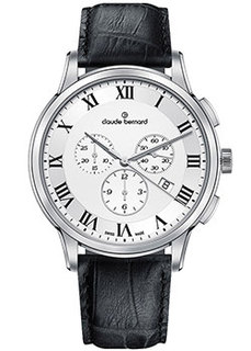 Швейцарские наручные мужские часы Claude Bernard 10237-3ARN. Коллекция Classic Gents