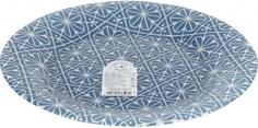 Тарелка Bormioli Rocco B430133-1 MAIOLICA BLUE, 26.8 см