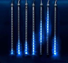 Электрическая гирлянда Uniel ULD-E1505-336/DTK TWISTED METEOR (синий)