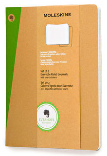 Блокнот Moleskine EVERNOTE XLarge (2шт)