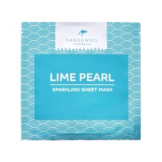 Тканевая маска для лица придающая сияние для улучшения цвета лица "LIME PEARL" Kangawoo