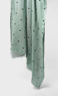 Длинный платок в горошек Stradivarius