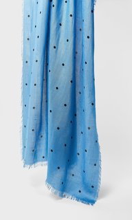 Длинный платок в горошек Stradivarius