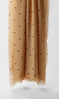 Длинный платок в горошек Stradivarius