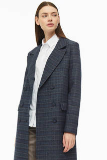 Пальто CO2019 синий Elena Andriadi