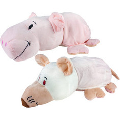 Мягкая игрушка 1Toy Вывернушка Свинья-Крыса 35 см Т16486