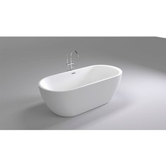Акриловая ванна Black&White Swan 170x80 каркас, слив-перелив push-open (105SB00)