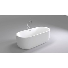 Акриловая ванна Black&White Swan 170x80 каркас, слив-перелив push-open (109SB00)