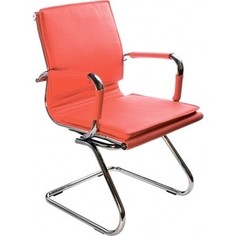 Кресло Бюрократ CH-993-Low-V/Red низкая спинка красный искусственная кожа