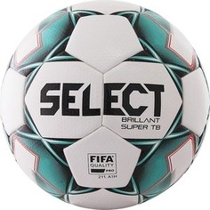 Мяч футбольный Select Brillant Super FIFA TB 810316-004, р.5, бело-зелено-черный