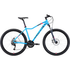 Велосипед Stark Viva 27.4 D (2019) голубой/серый/розовый 16