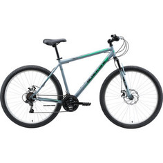 Велосипед Black One Onix 27.5 D (2019) серый/чёрный/зелёный 22