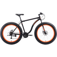 Велосипед Black One Monster 26 D (2019) чёрный/оранжевый 20