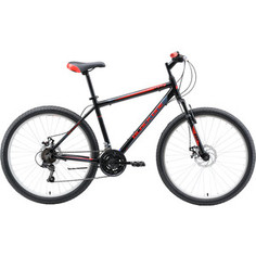Велосипед Black One Onix 26 D Alloy (2020) чёрный/серый/красный 20