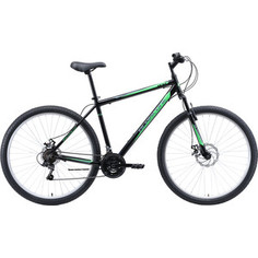 Велосипед Black One Onix 29 D Alloy (2020) чёрный/серый/зелёный 18