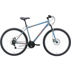 Велосипед Black One Onix 29 D (2020) серый/оранжевый/голубой 18