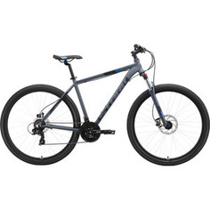 Велосипед Stark 19 Hunter 29.2 HD серый/чёрный/синий 20