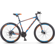 Велосипед Stels Navigator-750 D 27.5 (V010) 19 синий/оранжевый