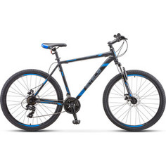 Велосипед Stels Navigator 700 MD 27.5 F010 (2020) 17.5 серебристый/синий