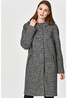 Пальто с капюшоном Elema