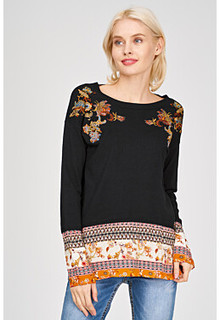 Комбинированный джемпер Desigual