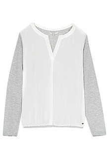 Комбинированная блузка