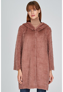 Облегченная норковая шуба Virtuale Fur Collection