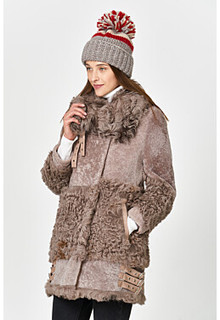 Шуба из натуральной овчины Virtuale Fur Collection