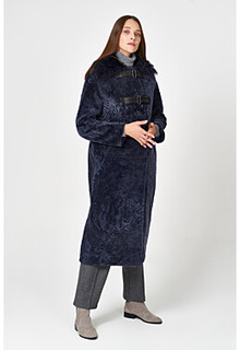 Длинная шуба из овчины Virtuale Fur Collection