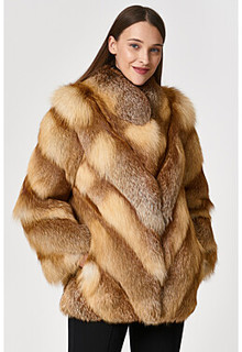 Короткая шуба из меха лисы Fur Avenue