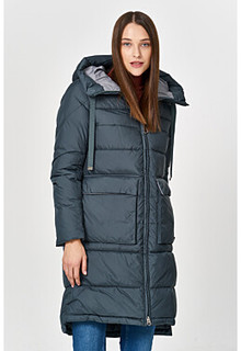 Стеганое пальто с капюшоном Neohit