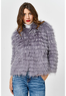 Шуба из меха енота Virtuale Fur Collection