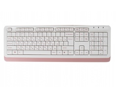Клавиатура A4Tech Fstyler FK10 White-Pink