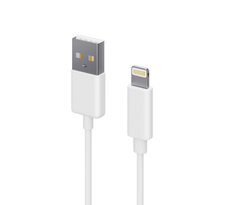 Аксессуар SEVEN USB - APPLE Lightning 8-pin White 1206