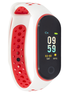 Умный браслет Qumann QSB 10 White-Red Q-10283