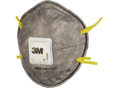 Защитная маска 3M 9914P класс защиты FFP1 (до 4 ПДК) с клапаном 7100010169