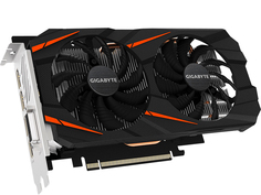 Видеокарта GigaByte GeForce GTX 1060 Windforce 2X OC D5X 6G 1556Mhz PCI-E 3.0 6144Mb 8008Mhz 192 bit DVI HDMI 3xDP GV-N1060WF2OC-6GD 2.0