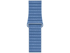 Аксессуар Ремешок Devia Belt Elegant Leather Loop для Apple Watch 42/44mm Cod Blue 27827