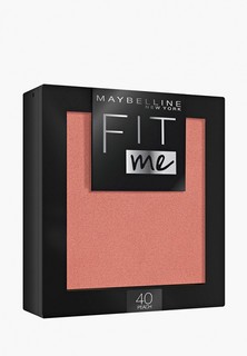 Румяна Maybelline New York FitMe Blush, легкая текстура, оттенок 40, Персик, 4.5 гр