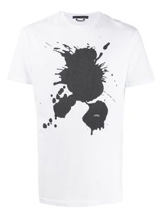 Daniele Alessandrini футболка с эффектом разбрызганной краски