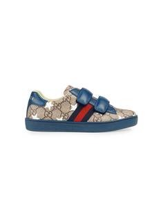 Gucci Kids кеды Ace GG на липучках