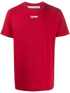 Off-White футболка с графичным принтом