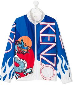 Kenzo Kids куртка на молнии с логотипом