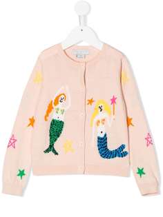 Stella McCartney Kids кардиган вязки интарсия