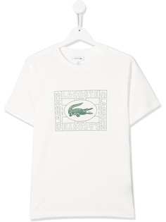 Lacoste Kids футболка с логотипом