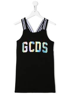 Gcds Kids топ с аппликацией логотипа